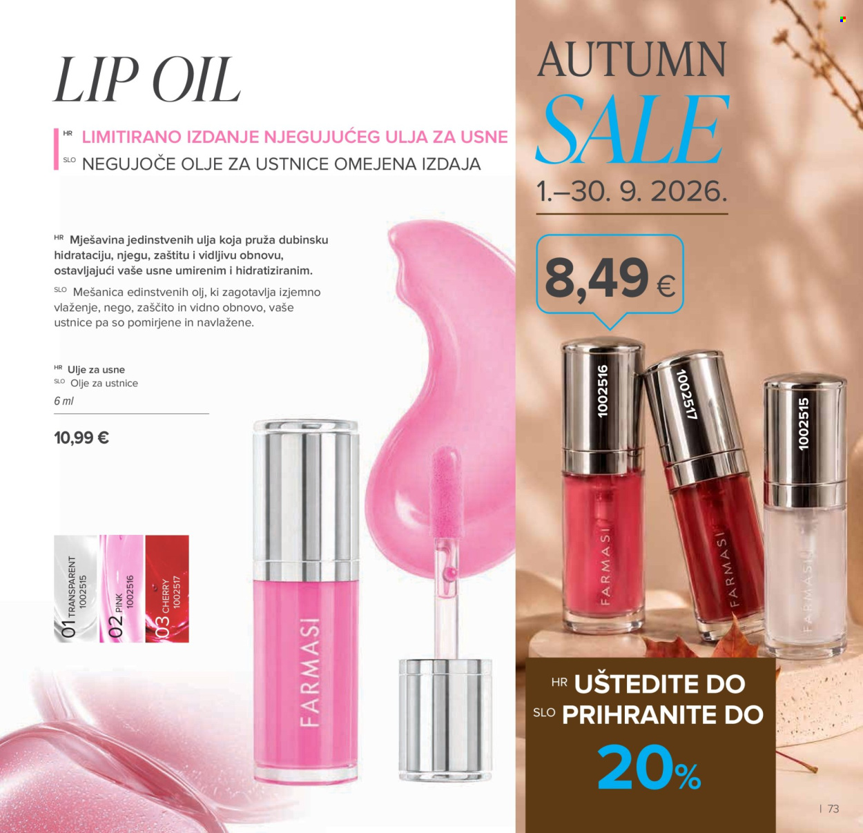 Farmasi katalog - 01.09.2026. - 31.10.2026. Stranica 73