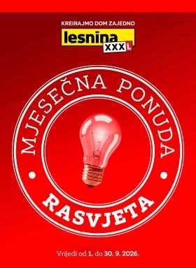 Lesnina - Mjesečna ponuda rasvjete