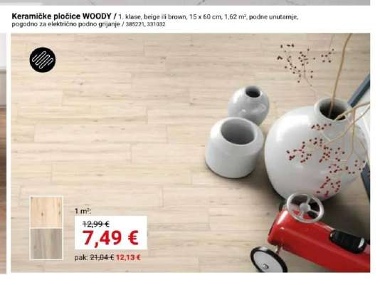 Keramičke pločice WOODY