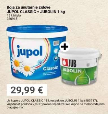 JUPOL CLASSIC + JUBOLIN 1 kg