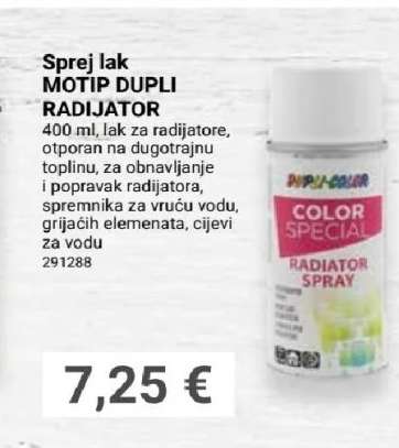Sprej lak MOTIP DUPLI RADIJATOR