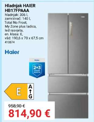Hladnjak HAIER HB17FPAAA