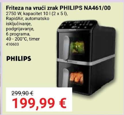 Friteza na vrući zrak PHILIPS NA461/00
