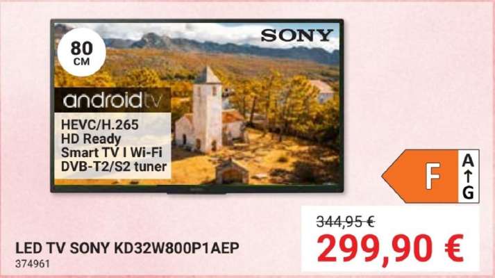 LED TV SONY KD32W800P1AEP