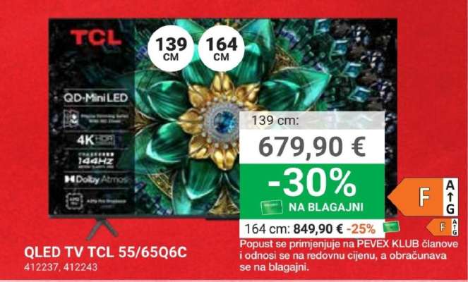 QLED TV TCL 55/65Q6C