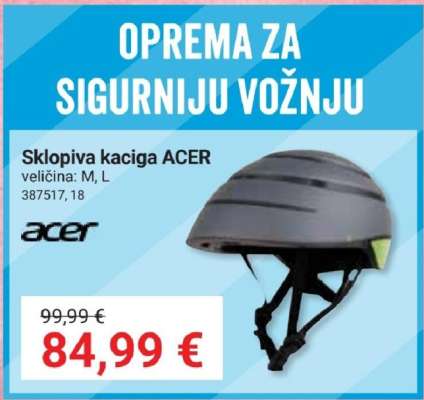 Sklopiva kaciga ACER