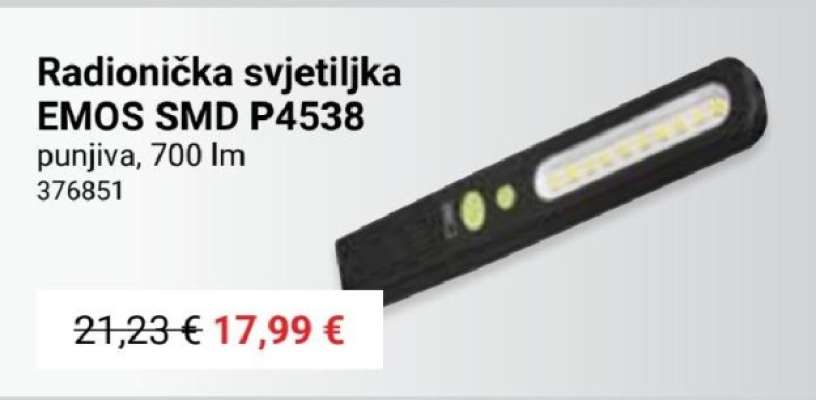 Radionička svjetiljka EMOS SMD P4538