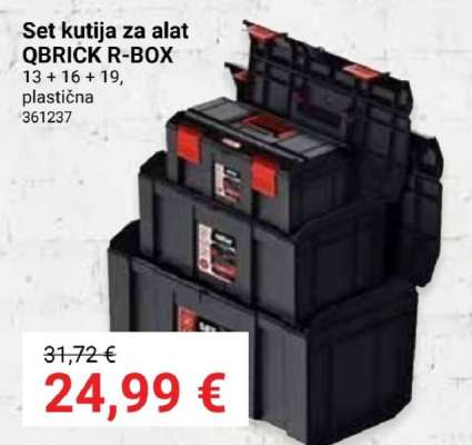 Set kutija za alat QBRICK R-BOX
