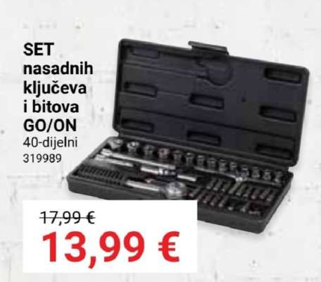 SET nasadnih ključeva i bitova GO/ON