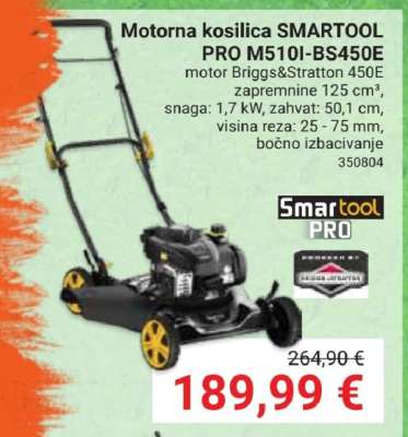 Motorna kosilica SMARTOOL PRO M510I-BS450E