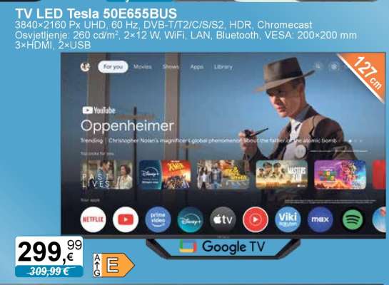 TV LED Tesla 50E655BUS