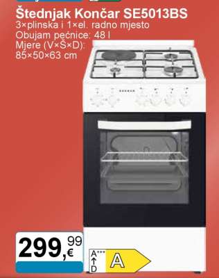 Štednjak Končar SE5013BS