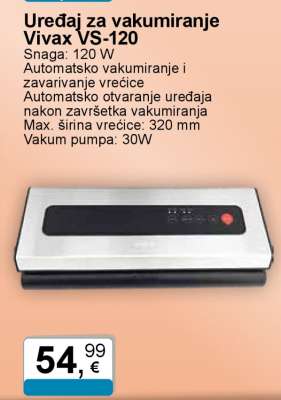 Uređaj za vakumiranje Vivax VS-120