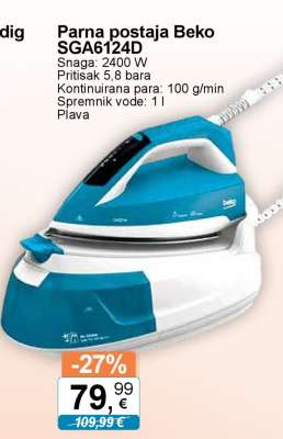 Parna postaja Beko SGA6124D