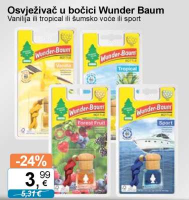 Osveživač u bočici Wunder Baum