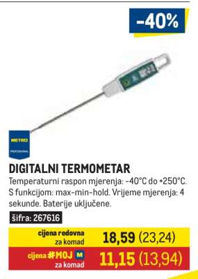 Digitalni termometar
