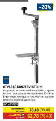OTVARAČ KONZERVI STOLNI