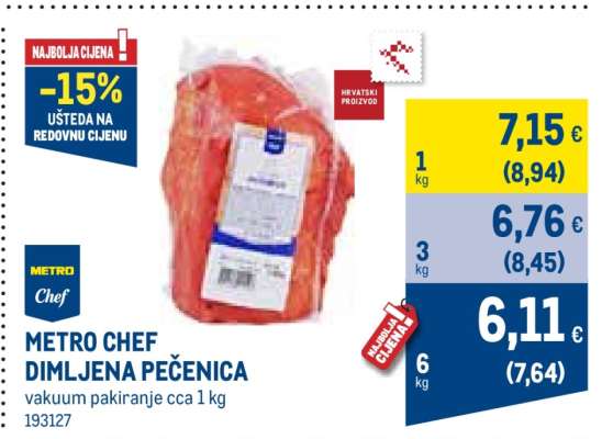METRO CHEF DIMLJENA PEČENICA