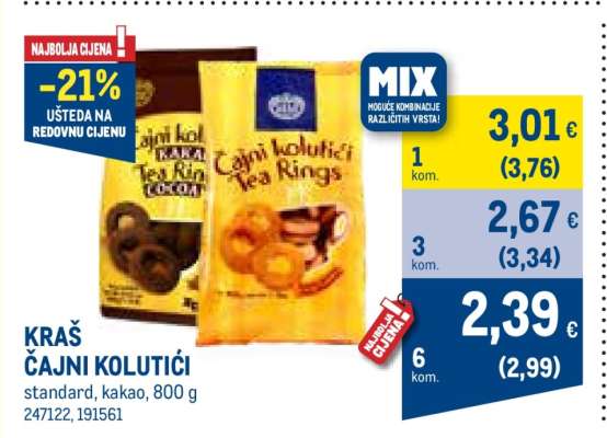 KRAŠ ČAJNI KOLUTIĆI