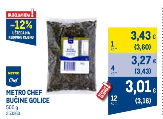 METRO CHEF BUČINE GOLICE