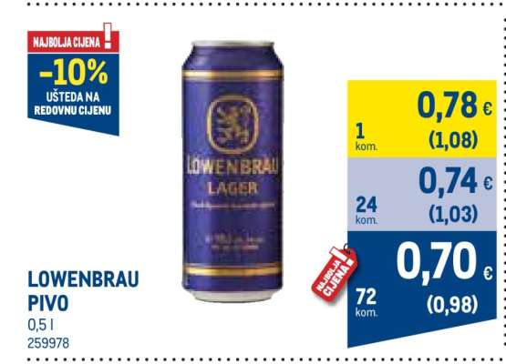 LOWENBRAU PIVO