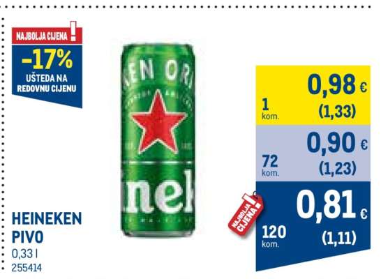 HEINEKEN PIVO