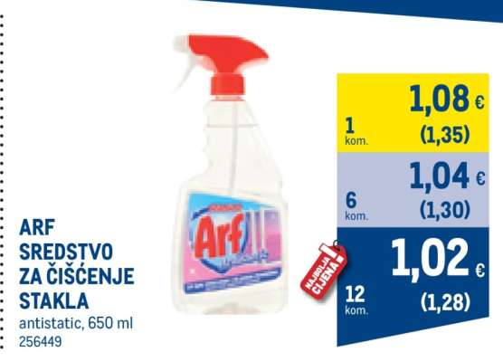 ARF SREDSTVO ZA ČIŠĆENJE STAKLA