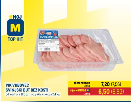 PIK VRBOVEC SVINJSKI BUT BEZ KOSTI