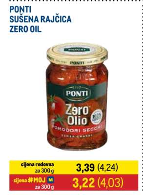 PONTI SUŠENA RAJČICA ZERO OIL