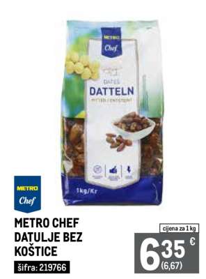 METRO Chef Datulje bez koštice