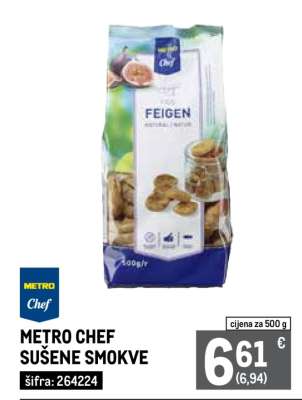METRO CHEF SUŠENE SMOKVE