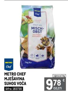METRO Chef MJEŠAVINA SUHOG VOĆA