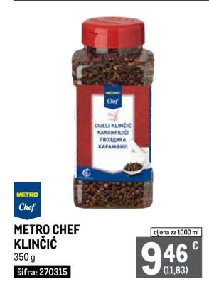 METRO CHEF KLINČIĆ