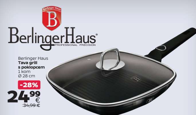 Berlinger Haus Tava grill s poklopcem