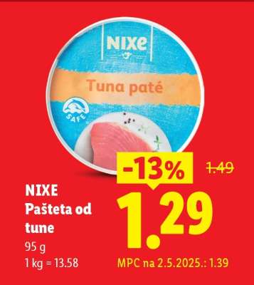 Nixe Pašteta od tune