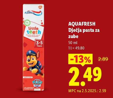 Aquafresh Dječja pasta za zube