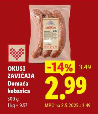 Okusi zavičaja Domaca kobasica