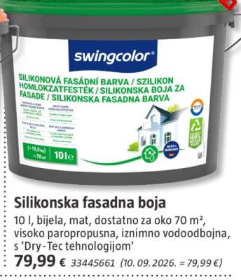 Silikonska fasadna boja
