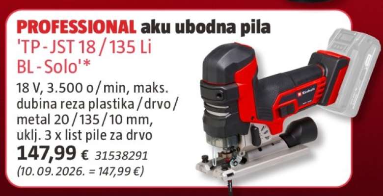 PROFESSIONAL AKU UBODNA PILA
