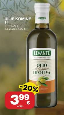 LEVANTE OLIO di Sansa di OLIVA