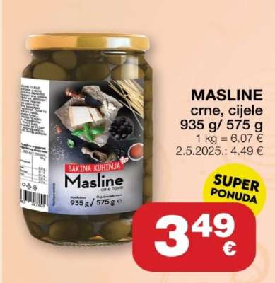 BAKINA KUHINJA Masline