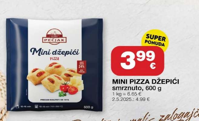 MINI PIZZA DŽEPIČI