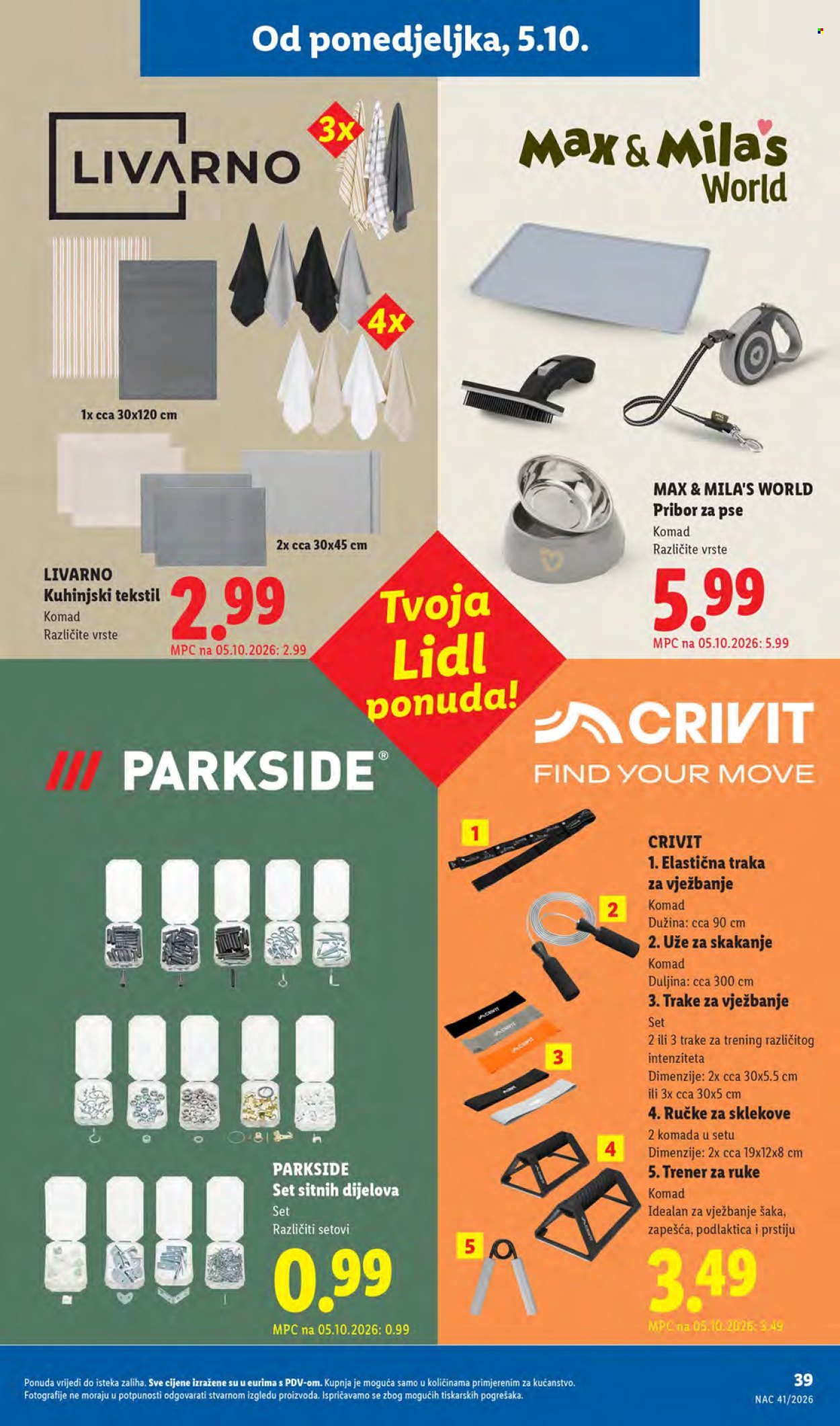 Lidl katalog - 05.10.2026. - 11.10.2026. Stranica 39