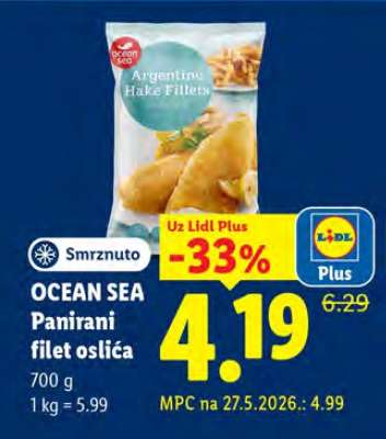 OCEAN SEA Panirani filet oslića