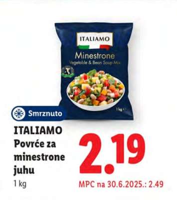 ITALIAMO Povrće za minestrone juhu