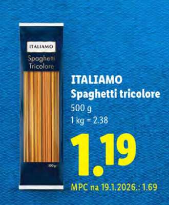 ITALIAMO Spaghetti tricolore