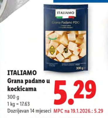 ITALIAMO Grana Padano u kockicama