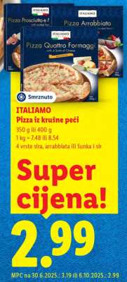 ITALIAMO Pizza iz krušne peći
