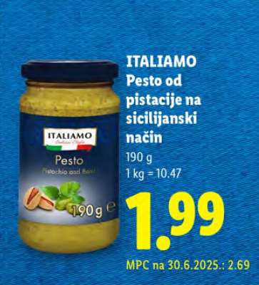ITALIAMO Pesto od pistacije na sicilijanski način