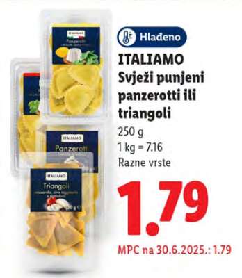 ITALIAMO Svježi punjeni panzerotti ili triangoli